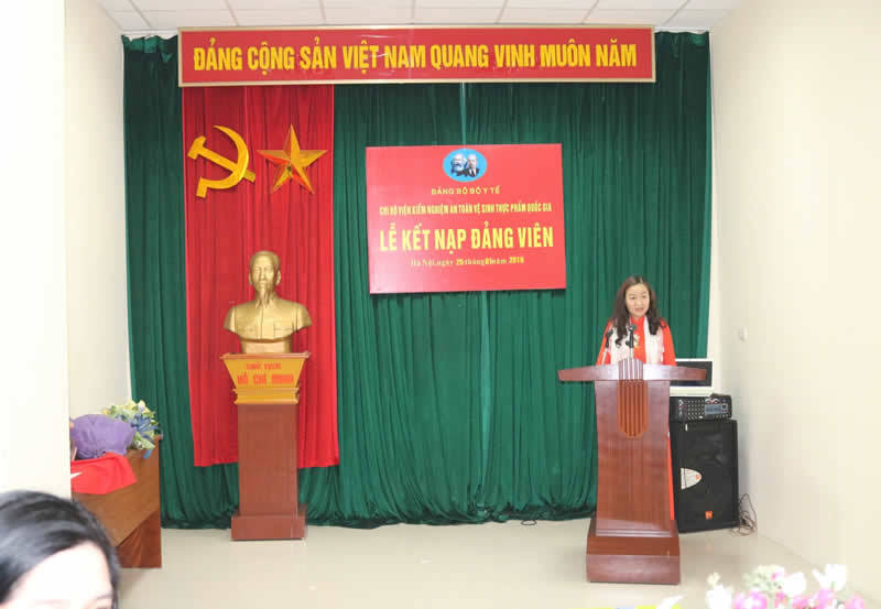 Early 2019 celebration of new party member at the national institute for food control-1