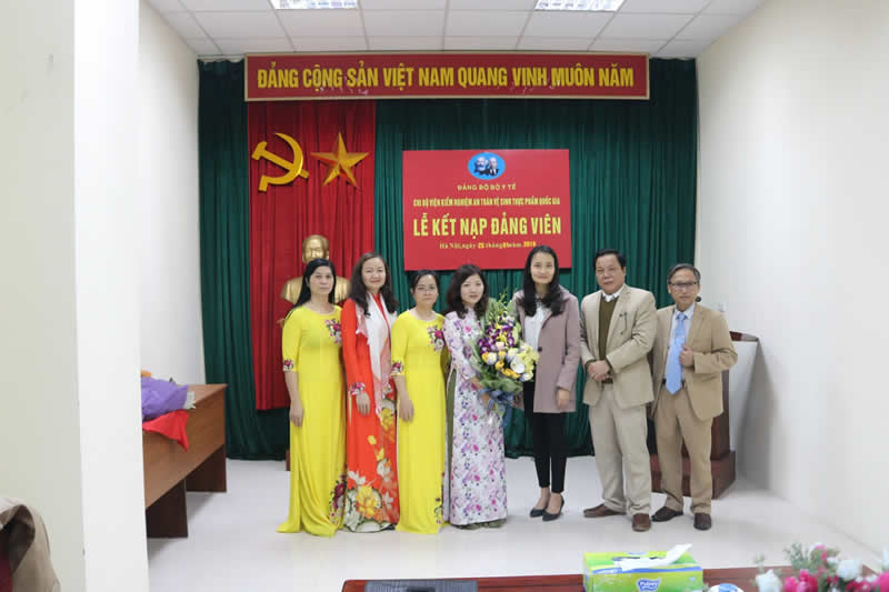 Early 2019 celebration of new party member at the national institute for food control-3