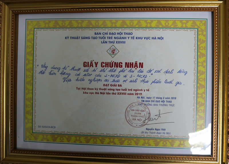 The youth from the National Institute for Food Control participated in the 28th Technical Festival for Creativity among young professionals in the Health Sector in Hanoi-9