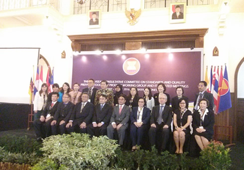 Attending committee meetings asean food laboratory (AFTLC)