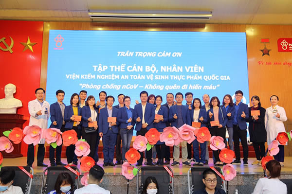 National Institute for food control - Blood donation day 2020