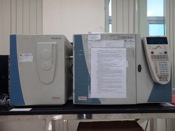 Gas chromatography-mass spectrometry system GC-MS Polaris Q of Thermo Scientific